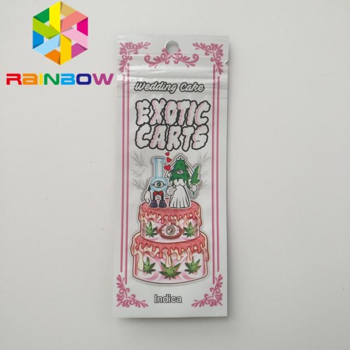 Mini Mylar k Bags , Mylar Food Packaging Exotic Carts Vape Cartridge
