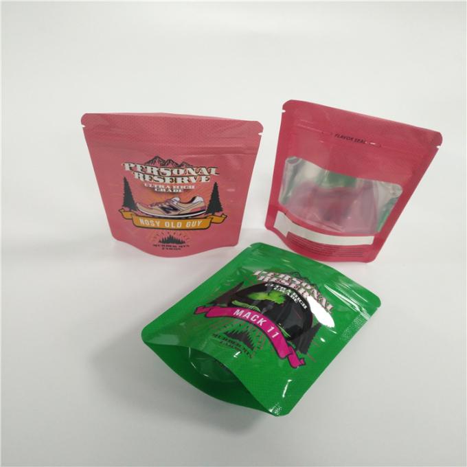 SGS Certificated Herbal Incense Packaging Smell Proof Edible Mylar Bags