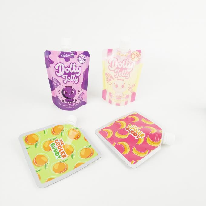 Custom Shampoo Spout Pouch Packaging Cosmetic Spouted Liquid Stand Up