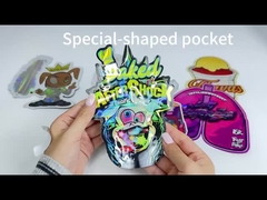 Colorful Printing Smell Proof And Moisture Proof Plastic Mylar Packaging Bags