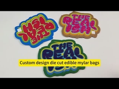 Custom Printed Resistant Ziplock 3.5g  Pouch Smell Proof Childproof Edible Mylar bag