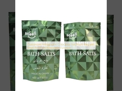 Customized Holographic Color Bags Foil Pouch Bag with Smell Proof  and Resealable Function