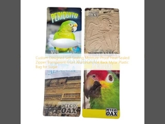  Custom Designed Self-Sealing Moisture-Proof Heat-Sealed Zipper Transparent Front Aluminum Foil Back Mylar Plastic Bag for Sugar