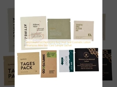 Aluminum Foil Packaging Bag Heat Seal Cosmetic Lotion Shampoo Mini Skin Care Sample Sachet 