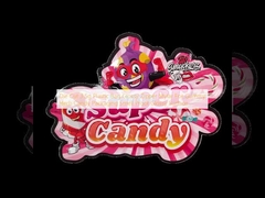  Die Cut 3.5g Plastic Bag Glossy Zipper Mylar For Gummy Herb Candy Packaging Smell Proof Glossy Surface