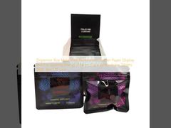 Dispenser Box Mylar Bag Perforated Counter Paper Display Box For Gummy Energy Powder Capsule Medicine Tablets With Tear Off Line