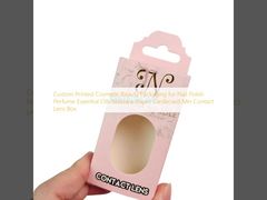 Custom Printed Cosmetic Beauty Packaging for Nail Polish Perfume Essential Oils Mascara-Paper Cardboard Min Contact Lens Box