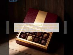 Custom Logo Personalized Chocolate Gift Box Packaging Candy Chocolate Cosmetics Box Empty Chocolate bar Box