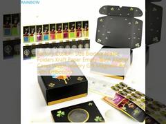 Factory Custom Size Biodegradable Folders Kraft Paper Empty Teeth Aligner Cases Watch Jewelry Gift Magnetic Box with Embossing