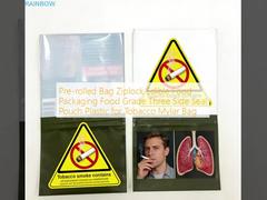  Pre-rolled Bag Ziplock Edible Food Packaging Food Grade Three Side Seal Pouch Plastic for Tobacco Mylar Bag