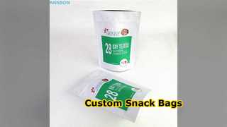 Custom Snack Food Packaging Bags