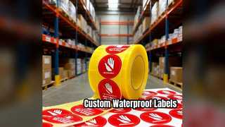 Custom Waterproof Vinyl Labels