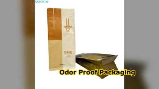 Smell Proof Pouch Coffee Snacks Packaging