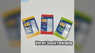 Custom Snack Bag Packaging Ziplock Stand Up Pouch