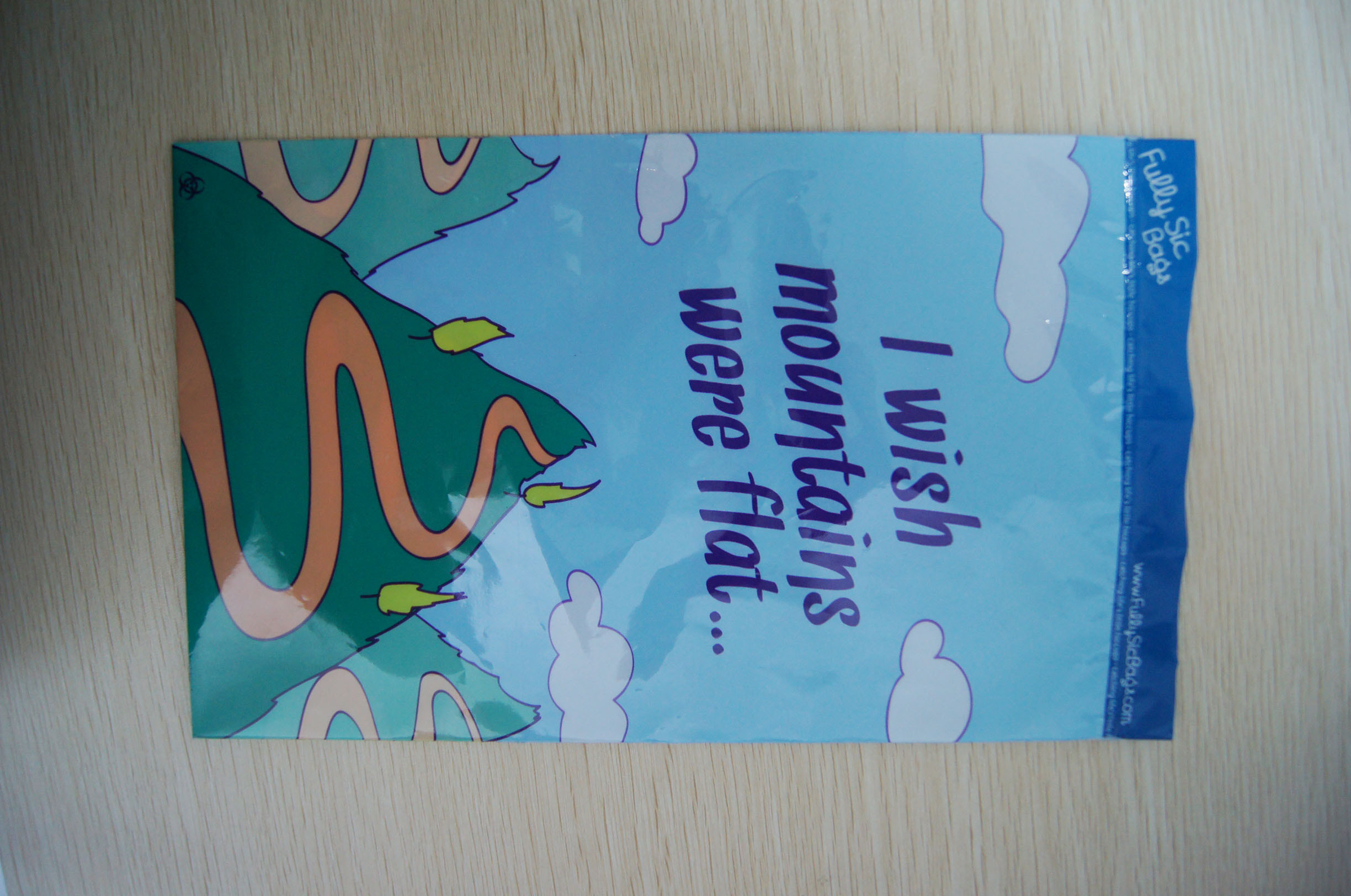 Ldpe Printed Grip Seal Bags Blue With Small Cartoon For Children Toys