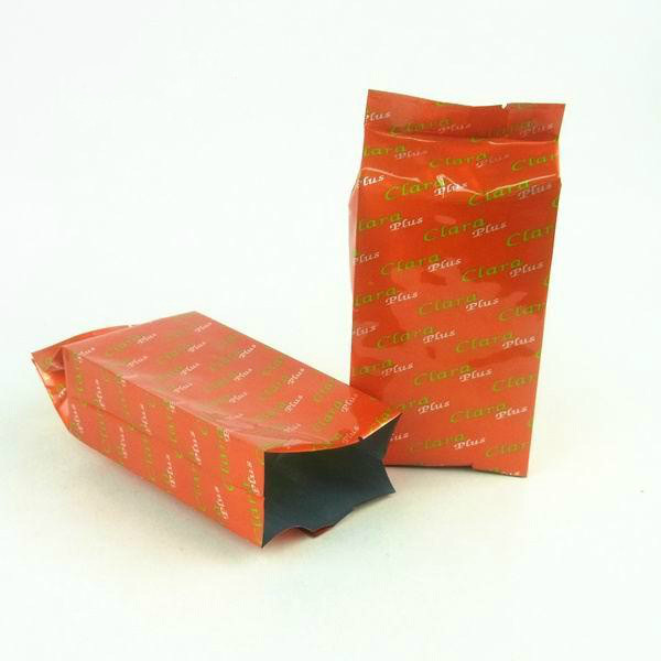 Customized Stand Up Tea Bags Packaging Colorful Printed With Side Gusset