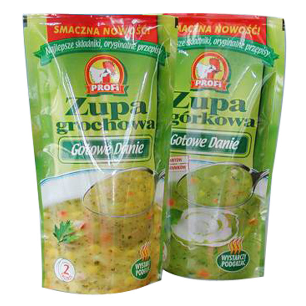 Aluminum Foil Insulation Food Vacuum Seal Bags Retort Pouch With Zipper For Supplements