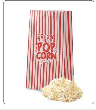 Customized Flat Bottom Brown Kraft Paper Bags Top Open for Snack