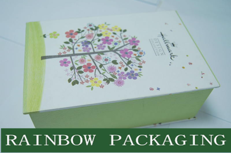 Luxury Accessories Packaging and Printing Box , Book Shape Gray Board Paper Box