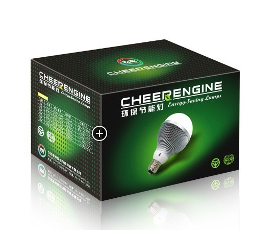 Eco - friendly Led  Light Bulb Paper Packaging Box With Custom Printed Logo