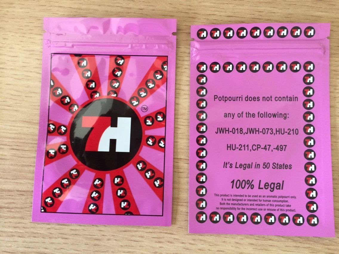 Aluminum Foil Potpourri Herbal Incense Packaging With Zipper And Tear Notch