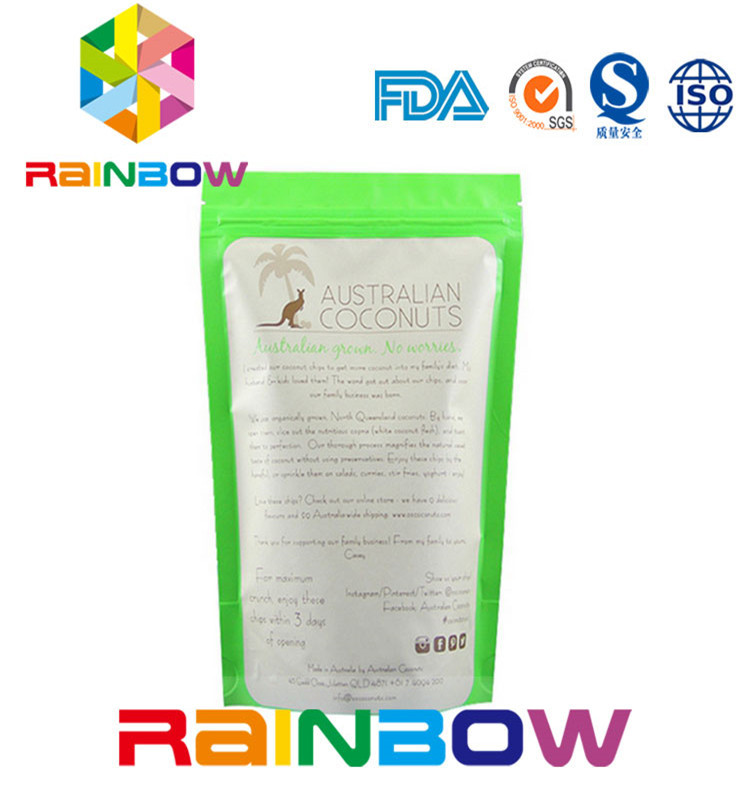 Customized Snack Bag Packaging k For Seeds Packaging Stand Up Bottom Gusset