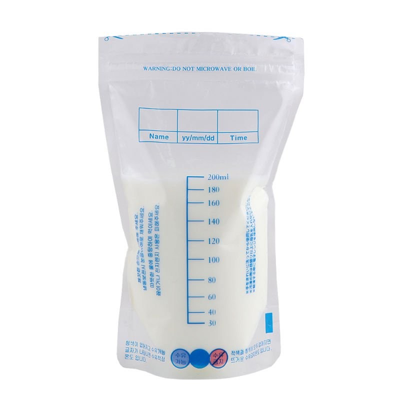 Breast Milk Packaging Pouch & Anti Leak Doule k Breast Milk Pouch For Mom