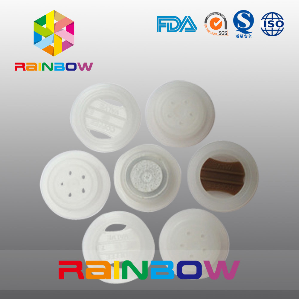 Customized Plastic Pouches Packaging Degassing Valve For Coffee Bag Packing