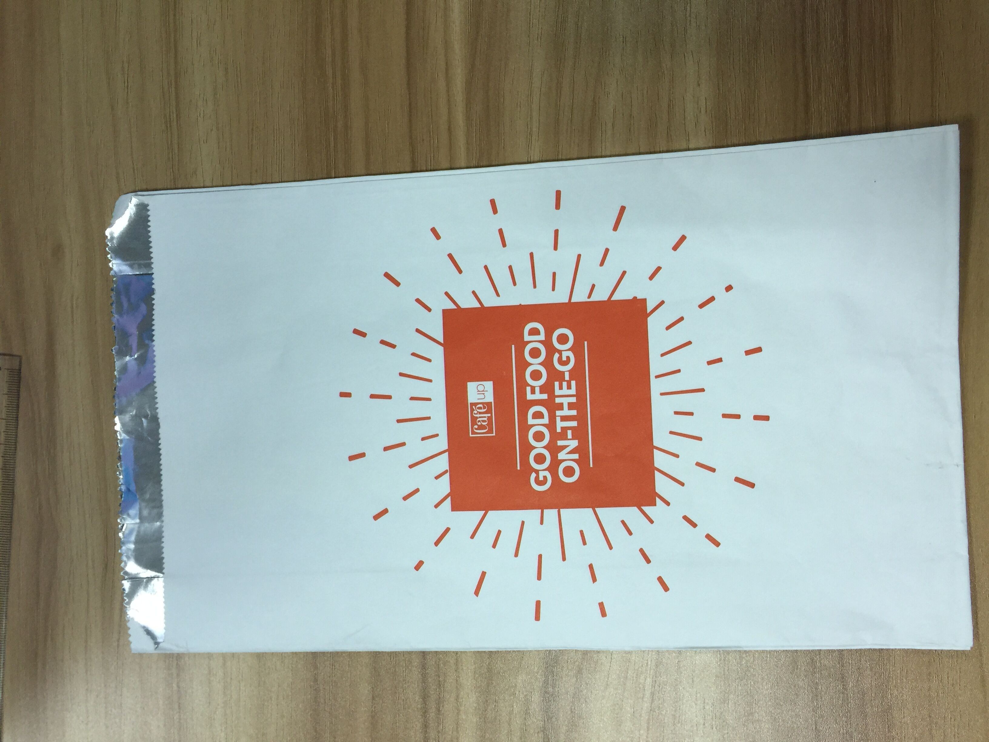 Kraft Paper Lined Foil Inside Roast Chicken Packaging Bags Customized Design