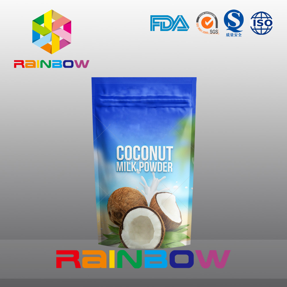 Collagen Powder / Pure Goat Milk Powder Aluminum Foil Pouch Packaging With Zipper