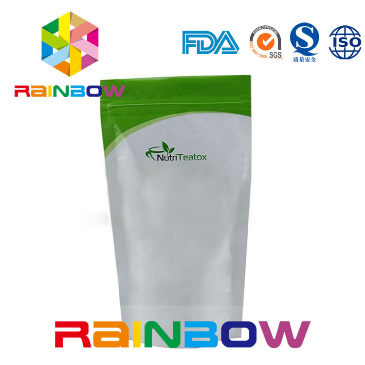 Stand Up Nutrition Bar Packaging Pouch / Zip Lock Foil Supplements Pouch Pack