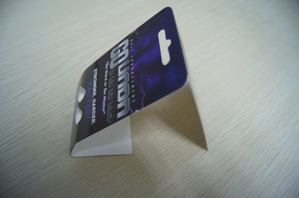 Fashional Paper Stamping Blister Card Packaging For Sex Pills / Caspsule