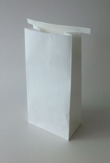 Herbal Tea / Coffee Packaging Customized Paper Bags Tin Tie Bag