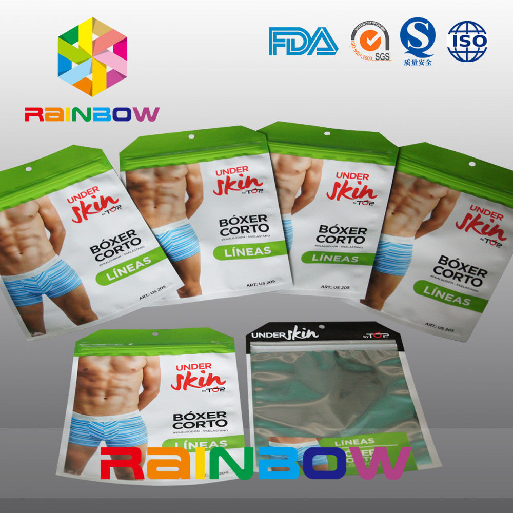 Mylar Foil k Pouch For Gift / Clothing Packaging / Noni k Bag / Underwear Plastic Bag