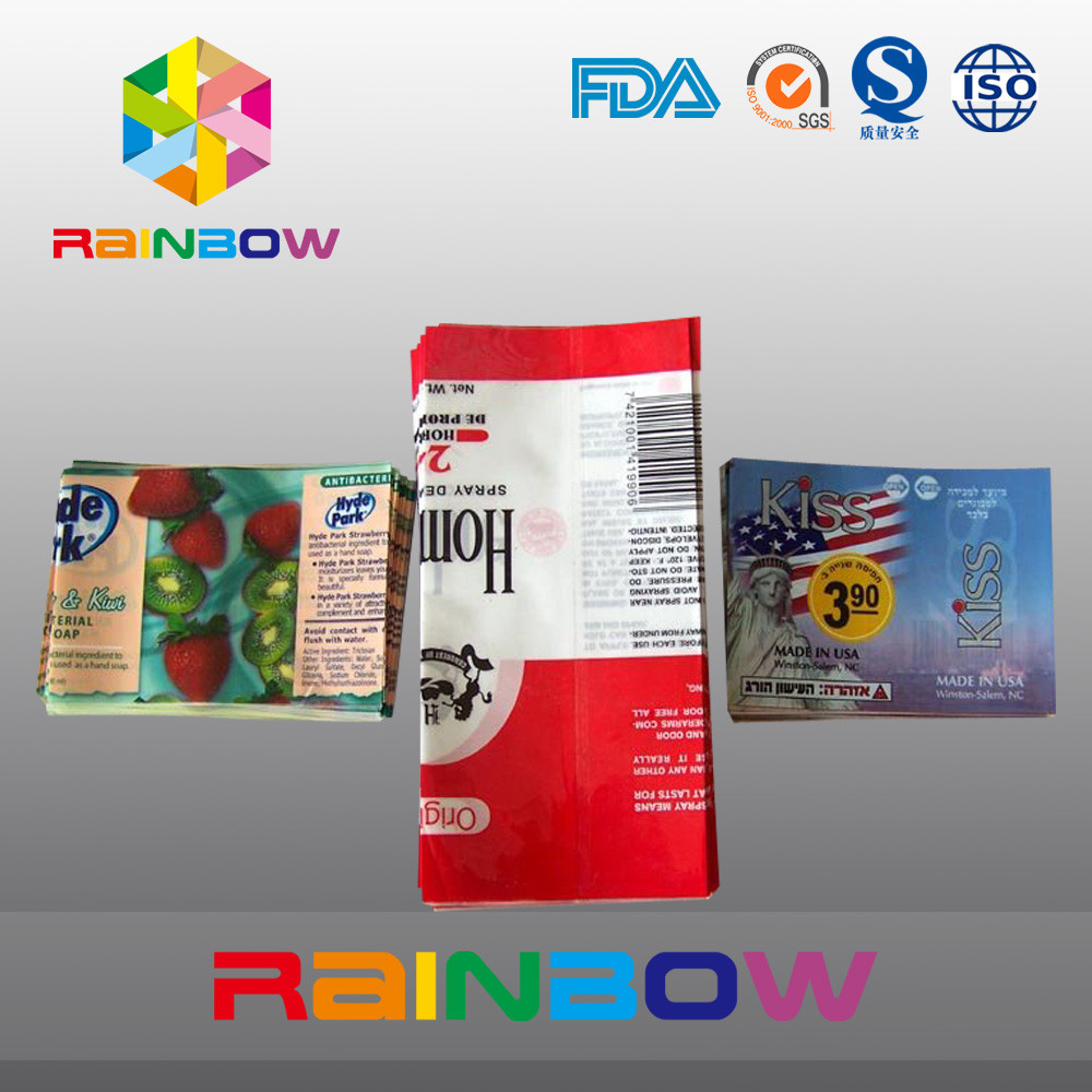 Waterproof Printed PVC / PET Heat Shrink Sleeve Labels for Bottle