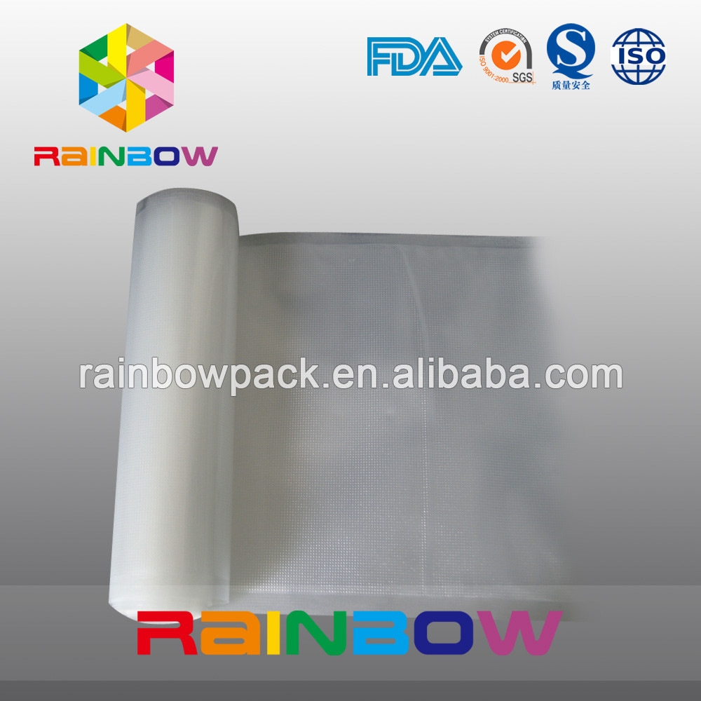 FDA Embossed Food Vacuum Seal Bags Custom Shape With Texture / Channels