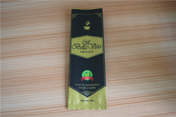 Matt Aluminum Foil Side Gusset Foil Pouch Packaging Quad Seal Packaging Bag