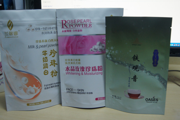 Matt Aluminum Foil Plastic Stand Up Pouches Moisture Proof Eco Friendly