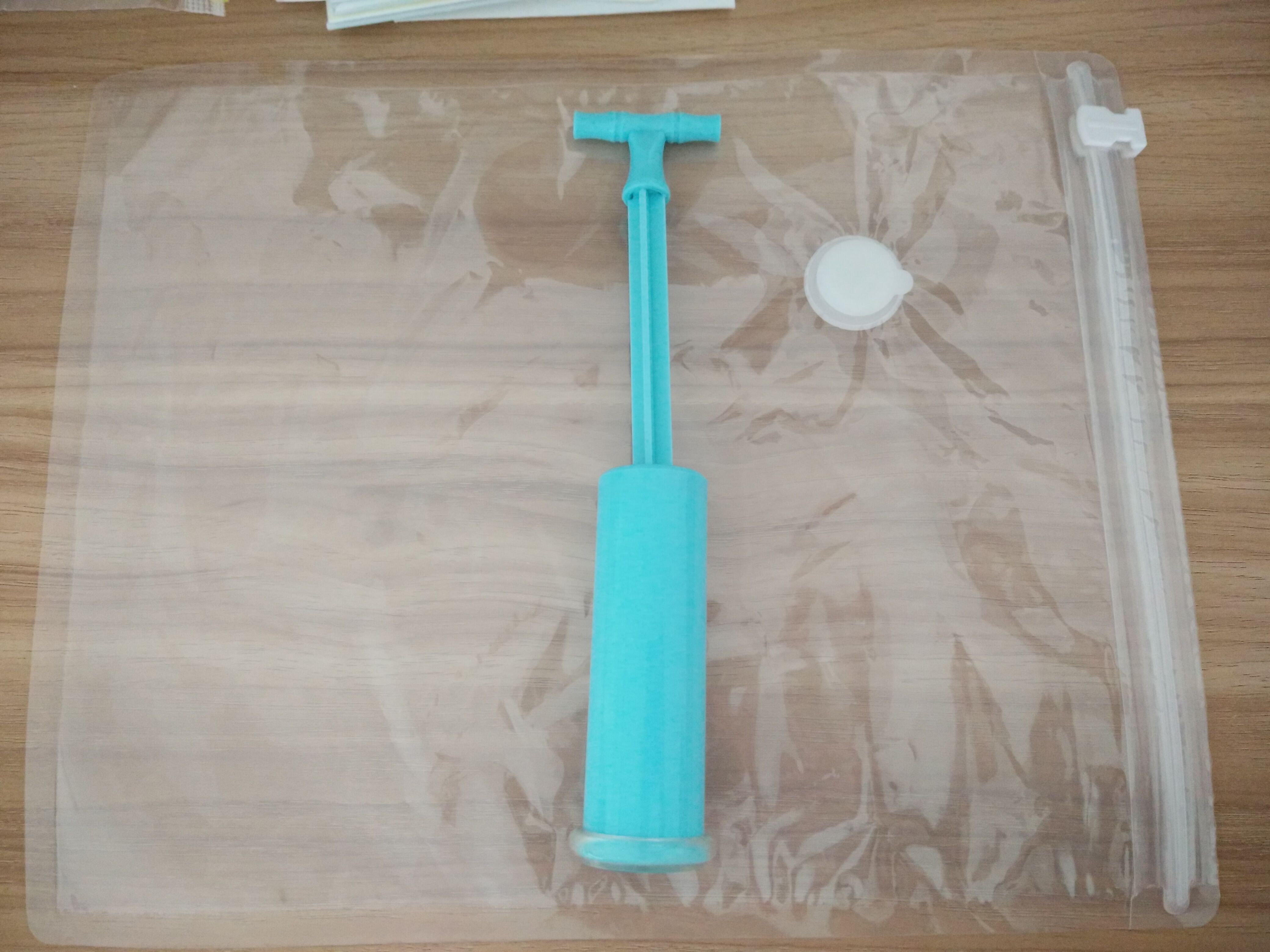 Design Printing / Size Plastic Vacuum Storage Bag With Manual Air Pump