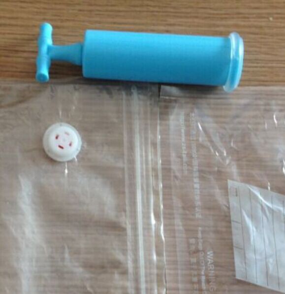 Food Grade NY PE Clear Vacuum Seal Food Packaging Bag With Air Pump