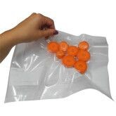 Clear Food Saver Rolls Food Vacuum Seal Bags With Gravure Printing