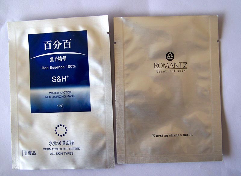 Custom  Printing  Aluminum Foil Laminated  Bags for Ficial Mask Packaging