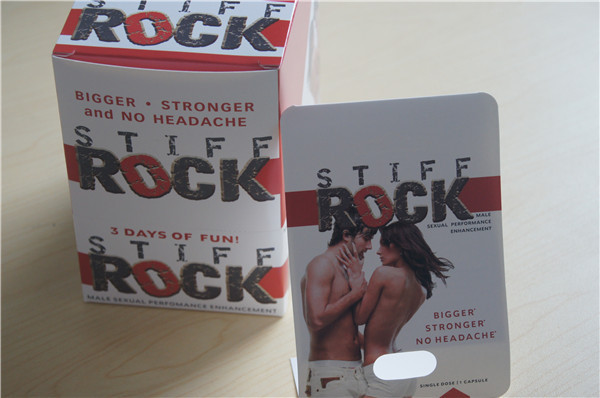 Custom Printed Male Sex Enhancement Blister Pack Packaging in Red