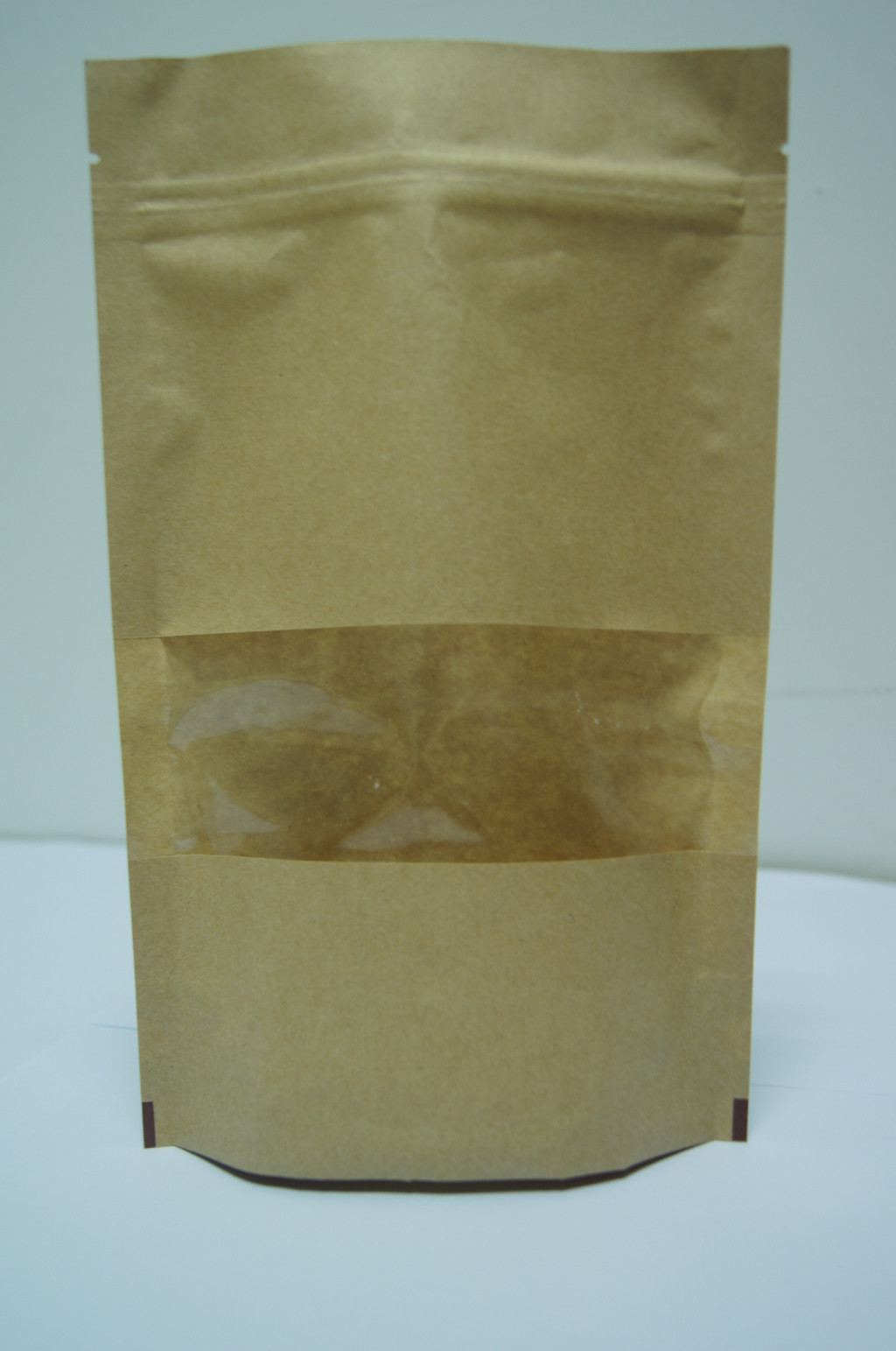 Customized Paper Bags Recyclable Stand Up Brown Kraft Paper Bag OEM