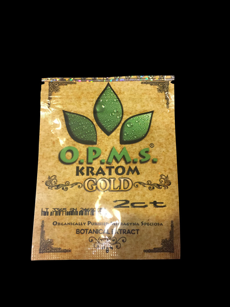 Kratom Herbal Incense Packaging Zip Lock Bag , 3ct OPMS Capsules Kratom Bag