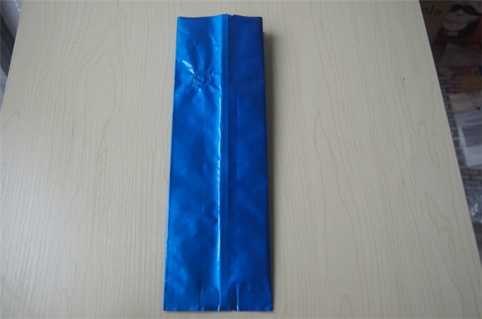 250g Plain Printing Foil Lined Tea Bags Packaging Side Gusset Coffee Bags With Valve