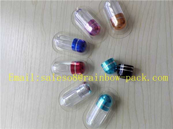 Octagonal Shape 10ml Plastic Pill Bottles Empty Capsule Bottle For Single Capsule