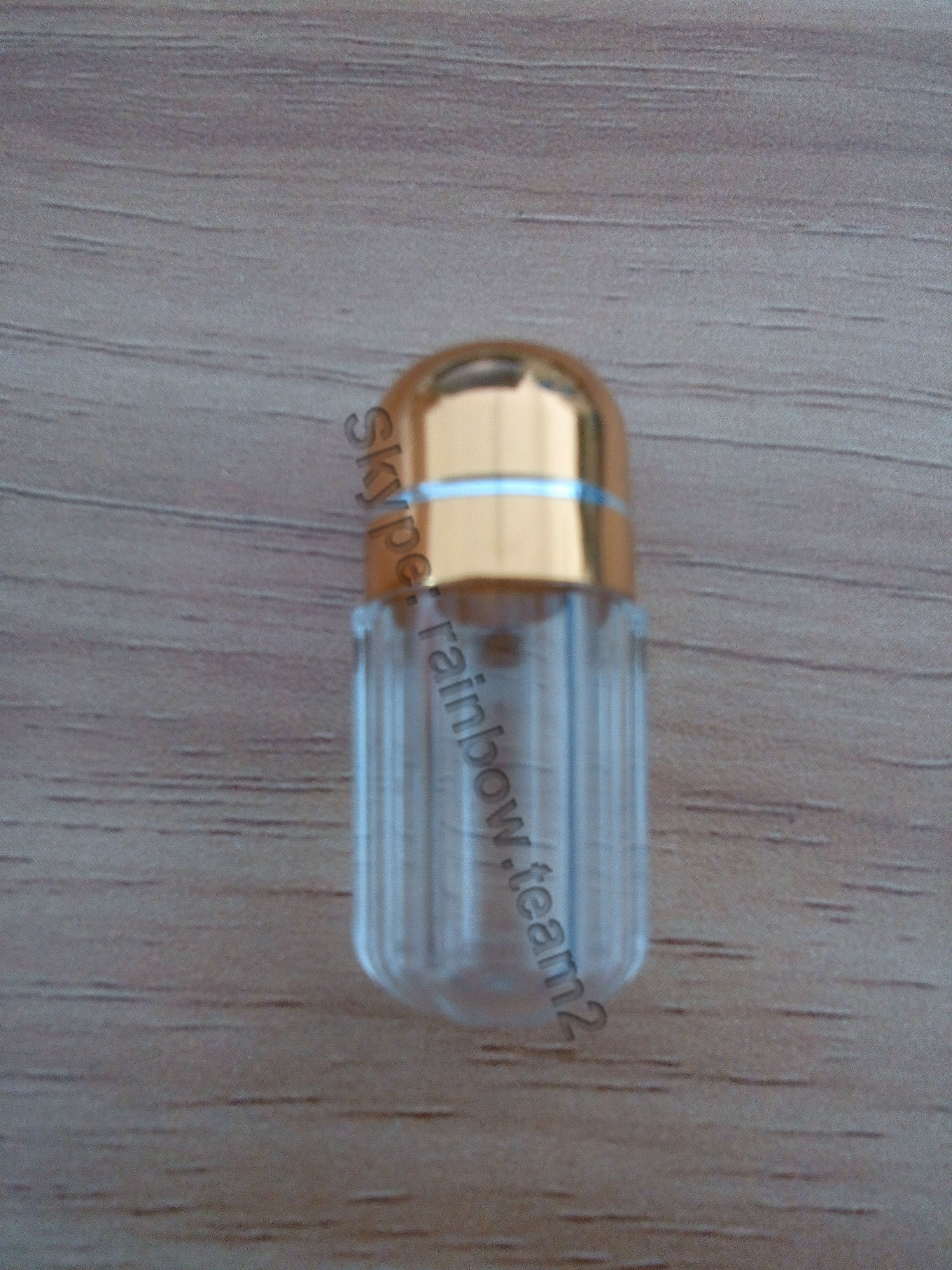 Reusable Plastic Gold Sex Pill Small Medicine Bottle , Exten Zone Pill Bottles