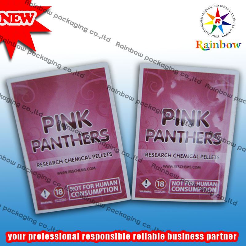 Customized Three side Sealed Cosmetic Packaging Bag in Laminated Material