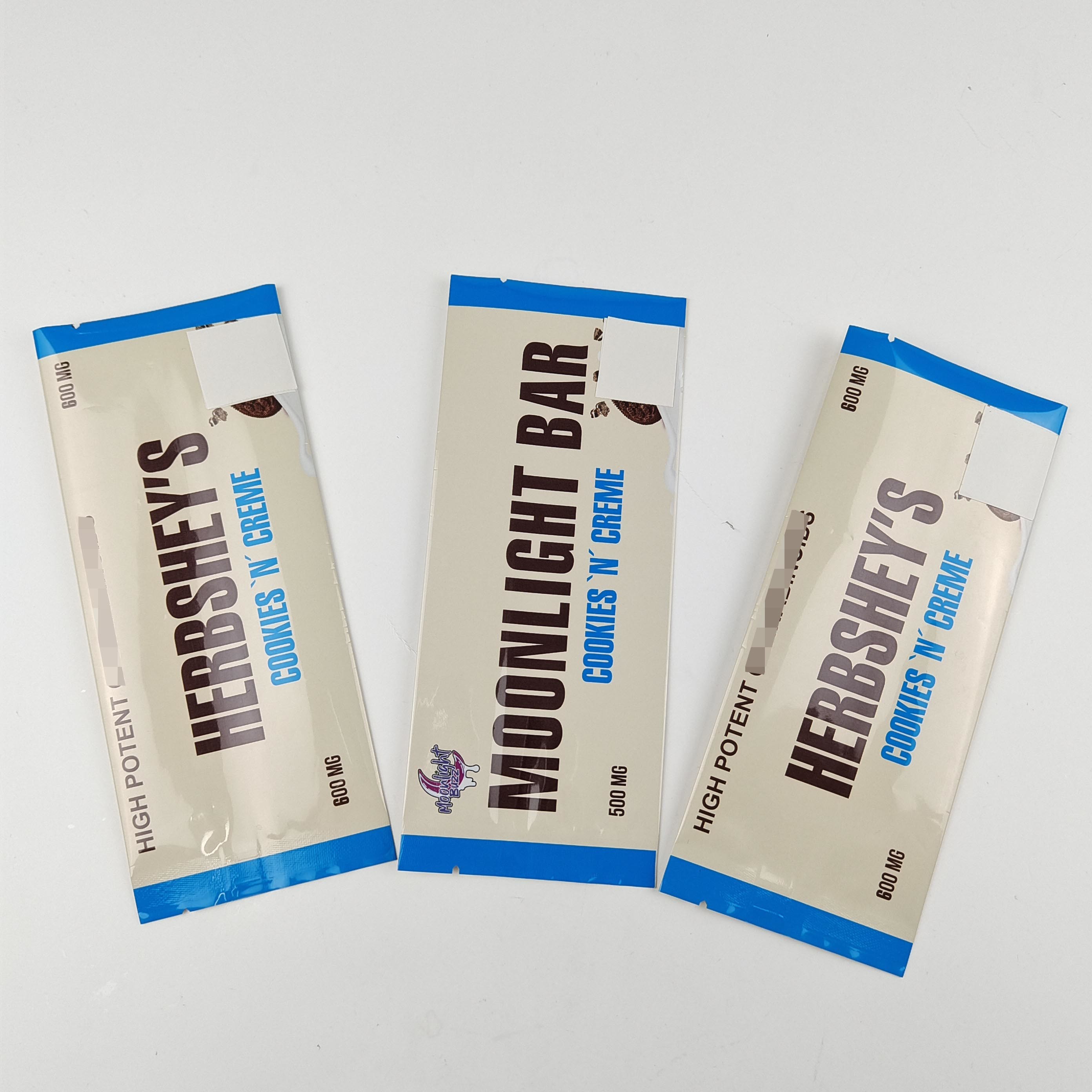 Aluminum Foil Chocolate Packaging Bags Back Sealed Custom Printed Mylar Bags